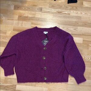 Ava & Viv Purple Women's Sweater